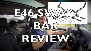 E46 BMW Hotchkis Sway Bars On Track and Road Review [upl. by Kirbee]