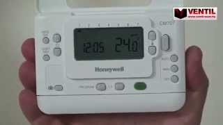 Honeywell CM707 programozható termosztát [upl. by Yblehs391]