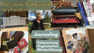 Journaling So mache ich es  Erinnern planen wertschätzen  JunkJournal DIY [upl. by Sices]