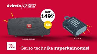 JBL garso technika superkainomis [upl. by Itnuahsa]