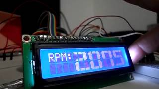 Large numeric characters on 16x2 LCD with Arduino [upl. by Palestine]