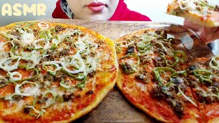 ASMR CHEESIEST MEAT PIZZA 🍕  MUkBANG  EATING SOUNDS  Selwas ASMR [upl. by Baun]