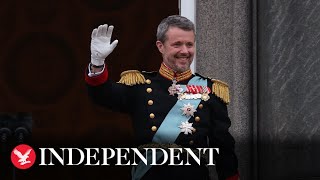 Watch again Denmarks Frederik becomes King as Queen Margrethe abdicates throne [upl. by Emogene896]