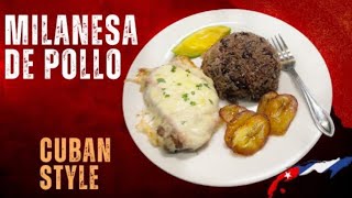 Milanesa de pollo Cuban style [upl. by Anitrak648]