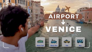 Venice Airport to City Center  All Travel Options and Details Simplified  Marco Polo Airport [upl. by Matthus541]