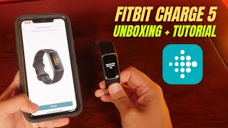 Fitbit Charge 5 Unboxing SetUp and Tutorial ALL FEATURES EXPLAINED [upl. by Hsu]