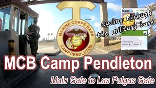 Marine Corps Base Camp Pendleton Bike Route Northbound [upl. by Lluj588]