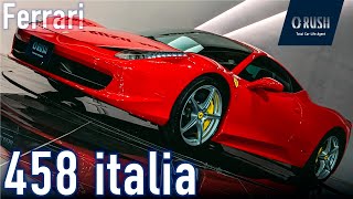 フェラーリ 458イタリア F1 DCT 左ハンドル ロッソコルサ [upl. by Anal]