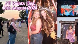 All Points East Festival Vlog Beabadoobee Mitski Arlo Parks  more [upl. by Buzzell386]