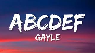 ABCDEFU Lyrics  Gayle [upl. by Rene]