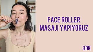 FACE ROLLER MASAJI NASIL KULLANILACAĞINI ÖĞREN VE TV İZLERKEN BİLE YAP ✨ [upl. by Adnot]