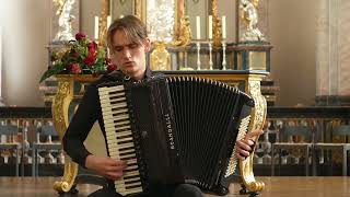 JSBach Passacaglia and Fugue in c minor BWV 582 Accordion Savva Zihs [upl. by Nylrem]