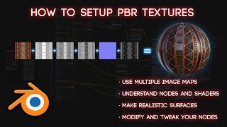 How to setup PBR textures in Blender [upl. by Mead752]