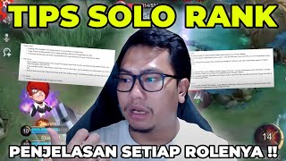 Video Ini Dibuat Untuk Solo Player MLBB Kalian Wajib Nonton Jangan Diskip2 KelasKB [upl. by Ilehs765]