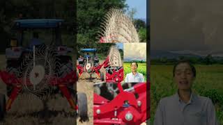 TIPOS DE RASTRILLOS AGRÍCOLAS🤓🧹🌾 maquinariaagricola tractor rancho agricultura fyp tractores [upl. by Ybbil835]