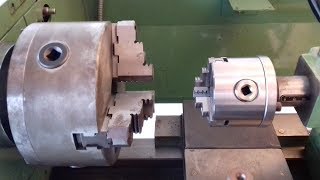 Costruzione Portamandrino Per Controtesta  Spindle Holder Construction For Lathe [upl. by Eirdua189]