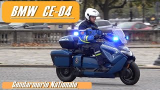 NOUVEAUTE  le scooter BMW CE 04 aux couleurs de la Gendarmerie Nationale [upl. by Zeeba]