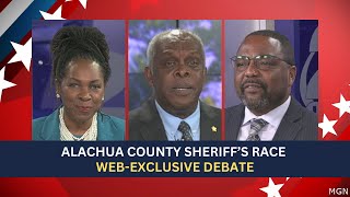 Alachua County Sheriff candidates face off in WCJB TV20 debate [upl. by Port]