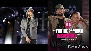 Was Eminem Flirting With The Rapper Latto on Rap Battle Show  Stan Report [upl. by Aileen676]