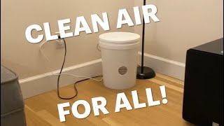 DIY Air Purifier  Build in LESS THAN 5 MINUTES [upl. by Korns332]