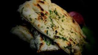 Easy Naan Bread Recipe Coriander amp Garlic Naan Bread Recipe [upl. by Ecirtaed]