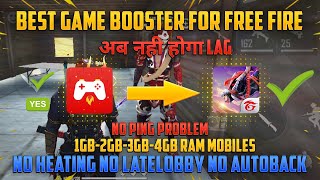 Best GAME BOOSTER for Free Fire  Free Fire Lag Fix 1234 Ram Mobiles [upl. by Jauch703]