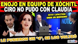 Xochitlistas molestos con Ciro no pudo con Claudia Sheinbaum en entrevista ud es un misógino por [upl. by Misti]