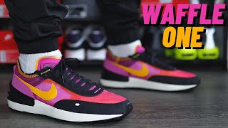 WATCH BEFORE YOU BUY Nike WAFFLE ONE On Feet Review [upl. by Akiria118]