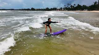 Surfing at Kai  Weligama  Sri Lanka [upl. by Seleta]