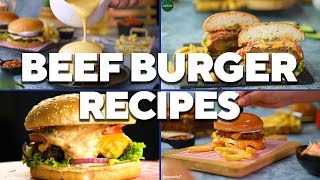 Juicy Beef Burger  Classic Beef Burger Recipes Collection by SooperChef [upl. by Theressa923]