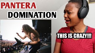 FIRST TIME HEARING PANTERA DOMINATION LIVE IN MOSCOW 1991 REACTION [upl. by Enyalb]