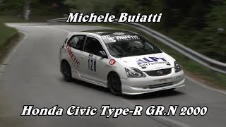 HILLCLIMB SALITA CIVIDALE  CASTELMONTE 2021  MICHELE BUIATTI  HONDA CIVIC TYPER GRN 2000 [upl. by Nyletac]