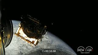 Watch SpaceX deploy the Turksat 5B satellite in amazing view from space [upl. by Faxun345]