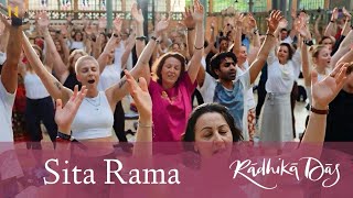 Sita Ram — Radhika Das — LIVE Kirtan at Jivamukti Tribe Gathering — Carreau du Temple Paris France [upl. by Sukin]