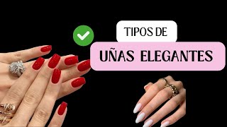 10 DISEÑOS DE UÑAS QUE USAN LAS MUJERES MÁS ELEGANTES [upl. by Blank]