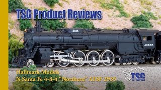 N Scale 484 Santa Fe Steam Locomotive Hallmark Brass Product Review [upl. by Aicatsue832]