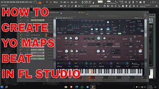 Learn How To Create A Yomaps Type Beat On Flstudio 21 With A Free Flp flstudio Tutorial [upl. by Ydorb]