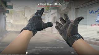 CS2 Sport Gloves Nocts BS [upl. by Annaig371]