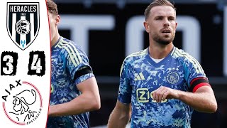 Heracles Almelo  Ajax 34 Samenvatting  Eredivisie  20242025 [upl. by Pirzada225]