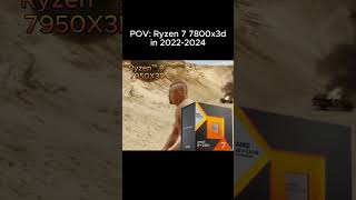 Ryzen 7 7800x3d is a different breed bro 💀 shorts cpu ryzen7 pc pcgaming gpu techtok gaming [upl. by Duke986]