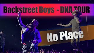 NO PLACE  Backstreet Boys DNA World Tour Front of Stage [upl. by Dona]