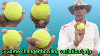 Tennis ball में ये 5 variation सीख गए तो game changer बन जाओगे  Bowling tips [upl. by Preiser878]