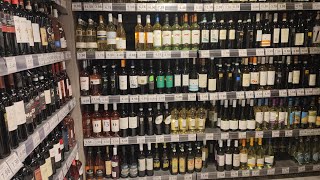 alcohol section hard and wine area [upl. by Cherilynn]