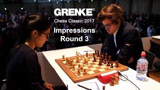 GRENKE Chess Classic 2017  Impressions 3rd round [upl. by Novad769]