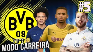 🔴FIFA 18 MODO CARREIRA EP5BORUSSIA DORTMUND  DIA 3🔴 [upl. by Arob620]