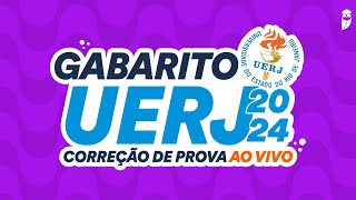 Gabarito UERJ 2024 1º EQ – Correção de prova AO VIVO [upl. by Akeim848]