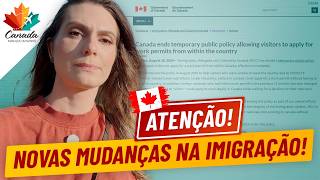 GOVERNO DO CANADÁ ANUNCIA NOVAS REGRAS DE IMIGRAÇÃO [upl. by Tremain753]