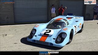 2015 Porsche Rennsport Reunion V  PRACTICE 2 Group 4  CAR 2 1969 Porsche 917K [upl. by Criswell]