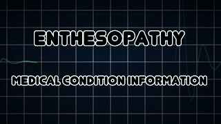 Enthesopathy Medical Condition [upl. by Ewer25]