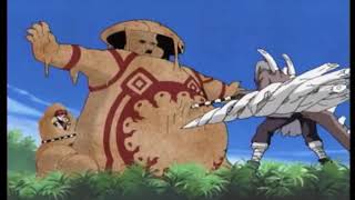 Gaara vs kimimaro  English Dub [upl. by Ydnarb]